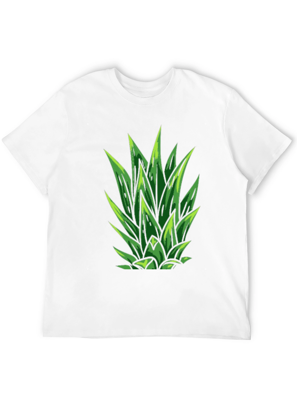 Pineapple Top Graphic Black T-Shirt