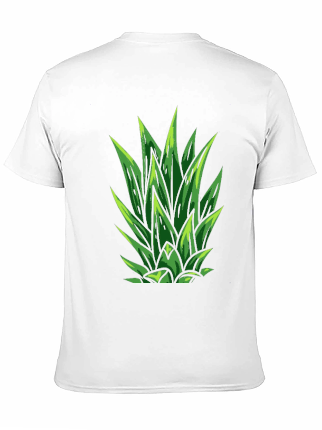 Pineapple Top Graphic Black T-Shirt