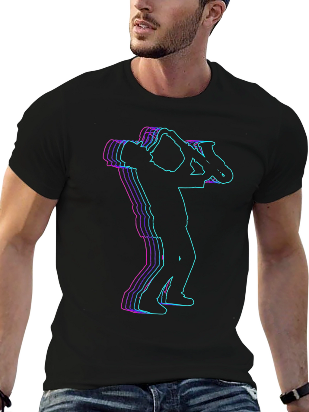 Saxophone Player T-Shirt - Stylish Music Lover Tee