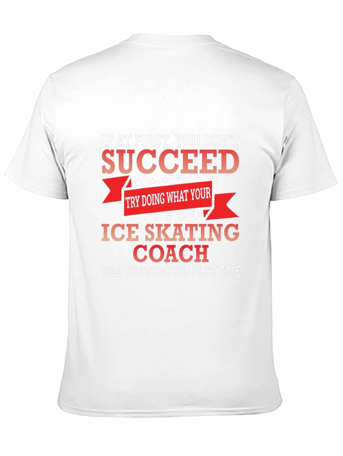 Ice Skating Coach Graphic T-Shirt