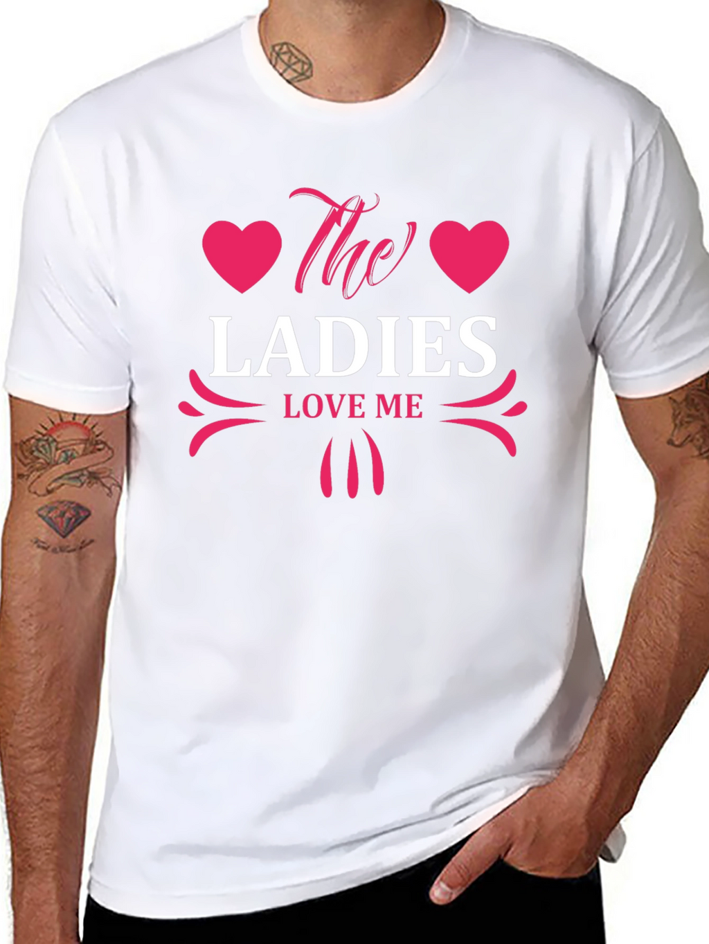 The Ladies Love Me Graphic T-Shirt - Stylish Design