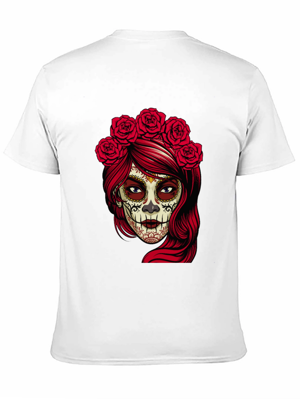Sugar Skull Woman Black T-Shirt