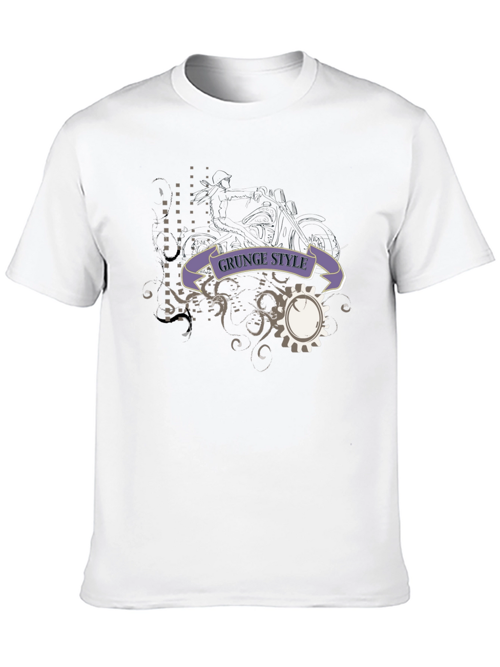 Grunge Style Black T-Shirt