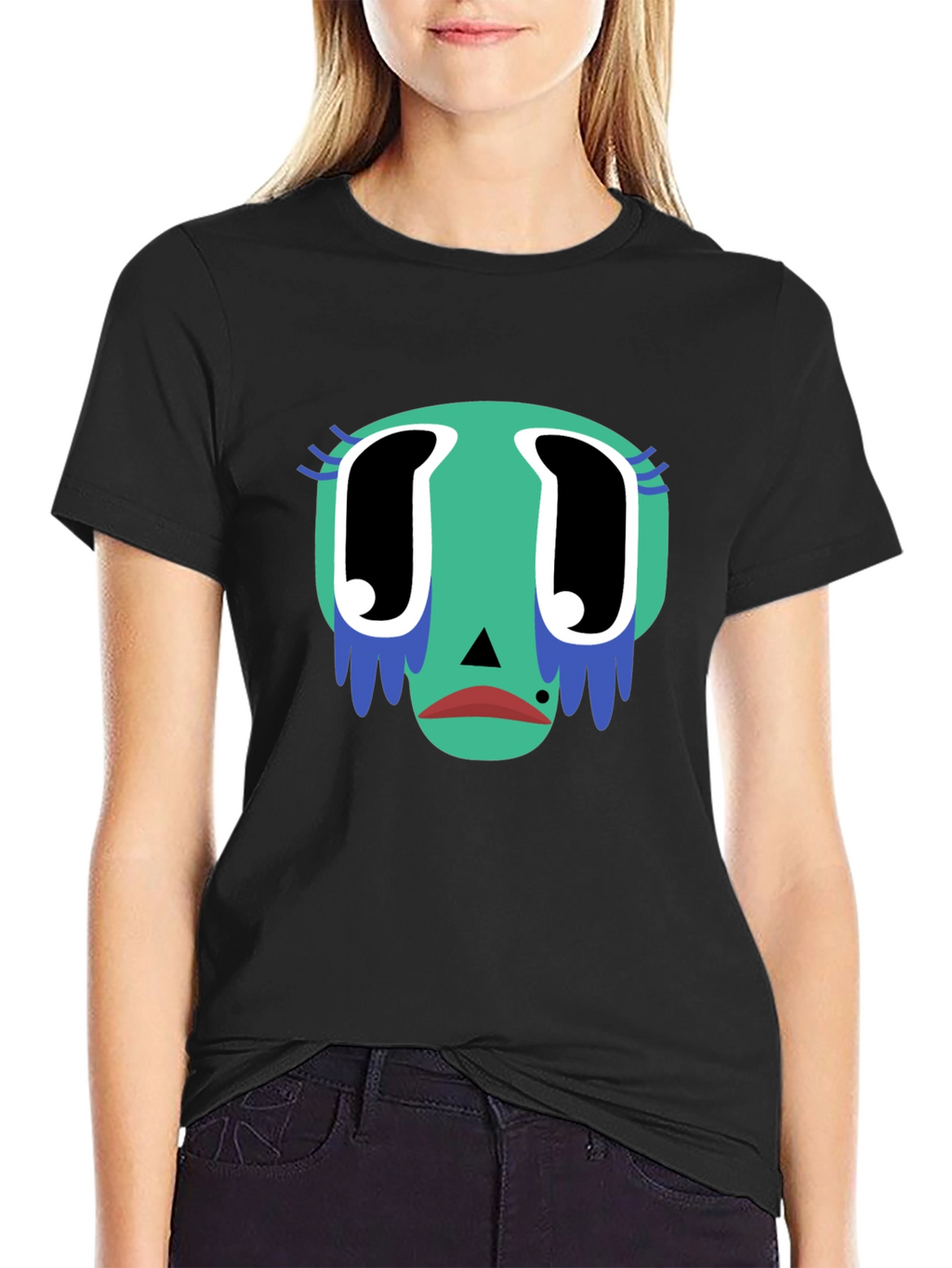 Sad Graphic Tee - Unique Art T-Shirt