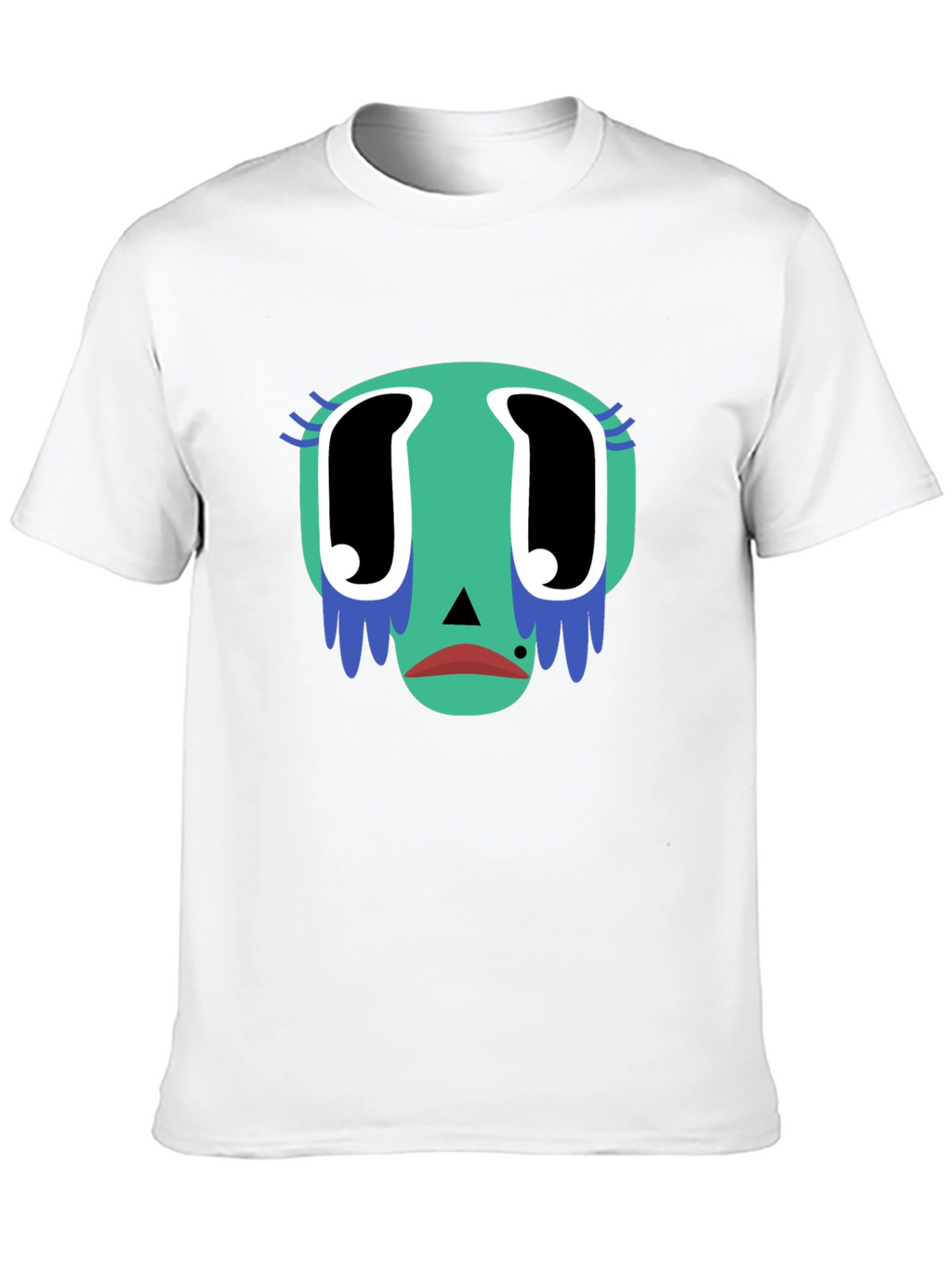 Sad Graphic Tee - Unique Art T-Shirt