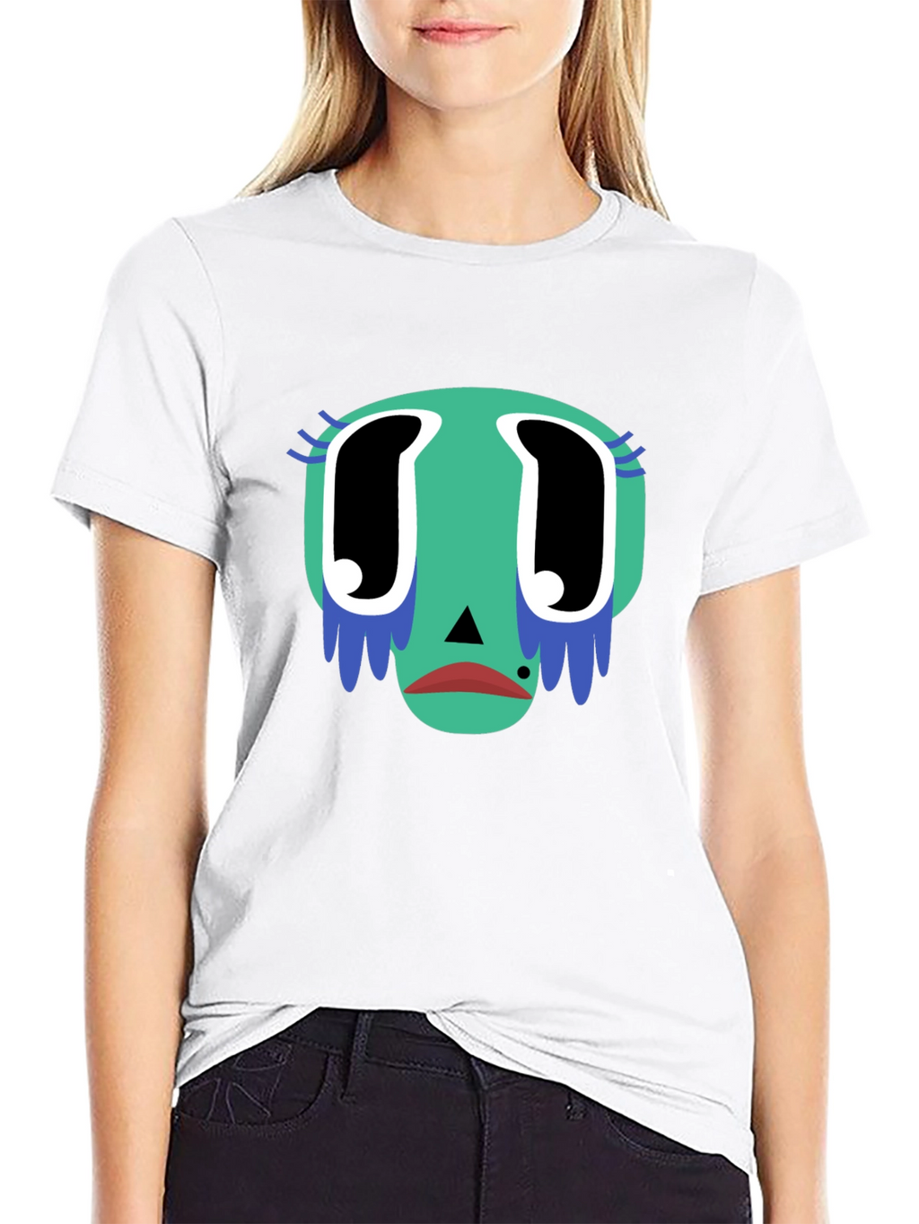 Sad Graphic Tee - Unique Art T-Shirt