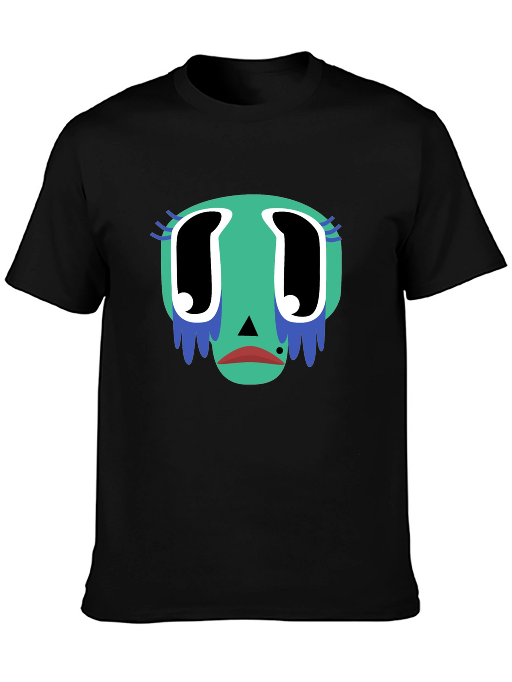 Sad Graphic Tee - Unique Art T-Shirt