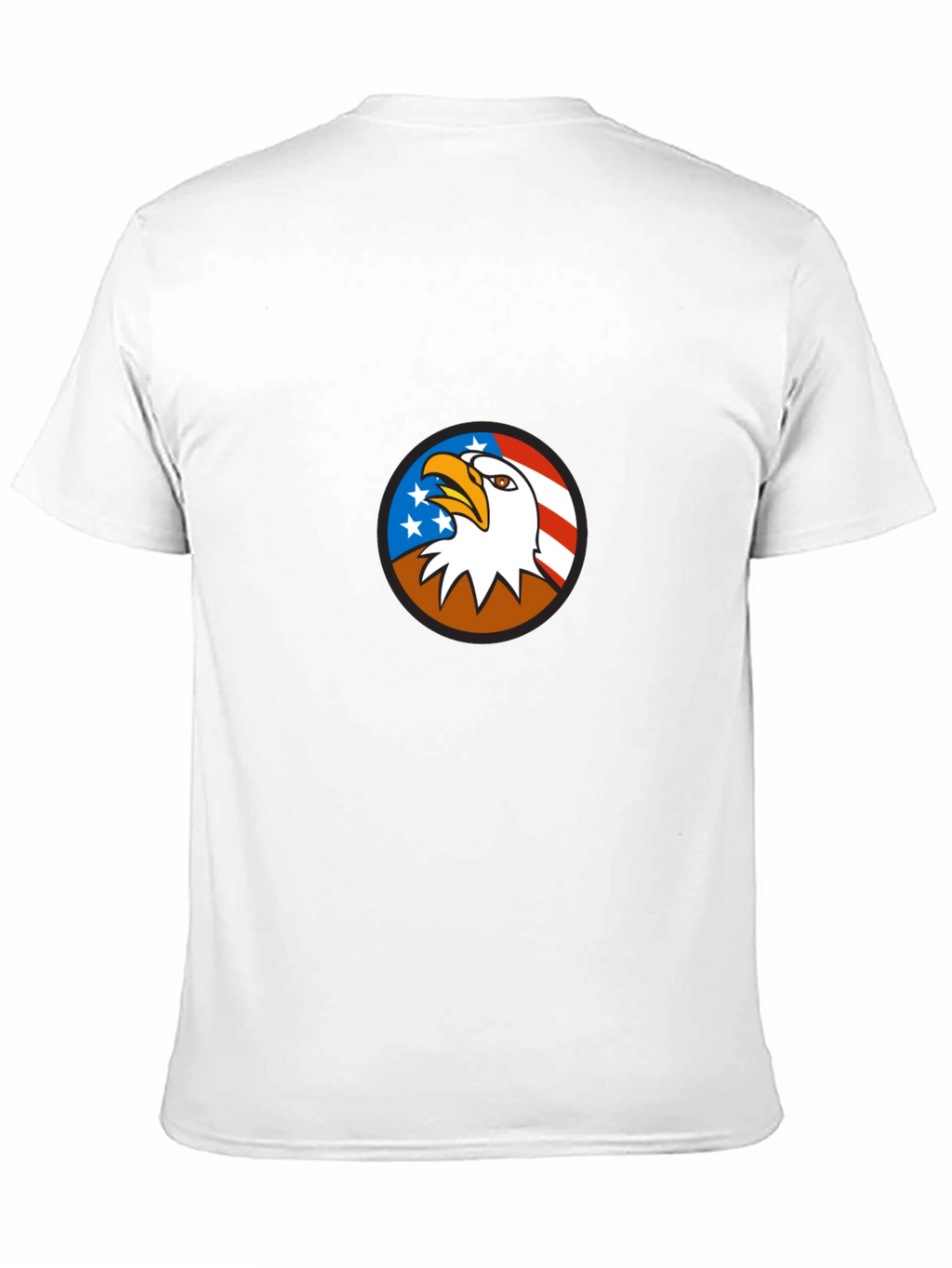 Bald Eagle USA Flag Graphic T-Shirt