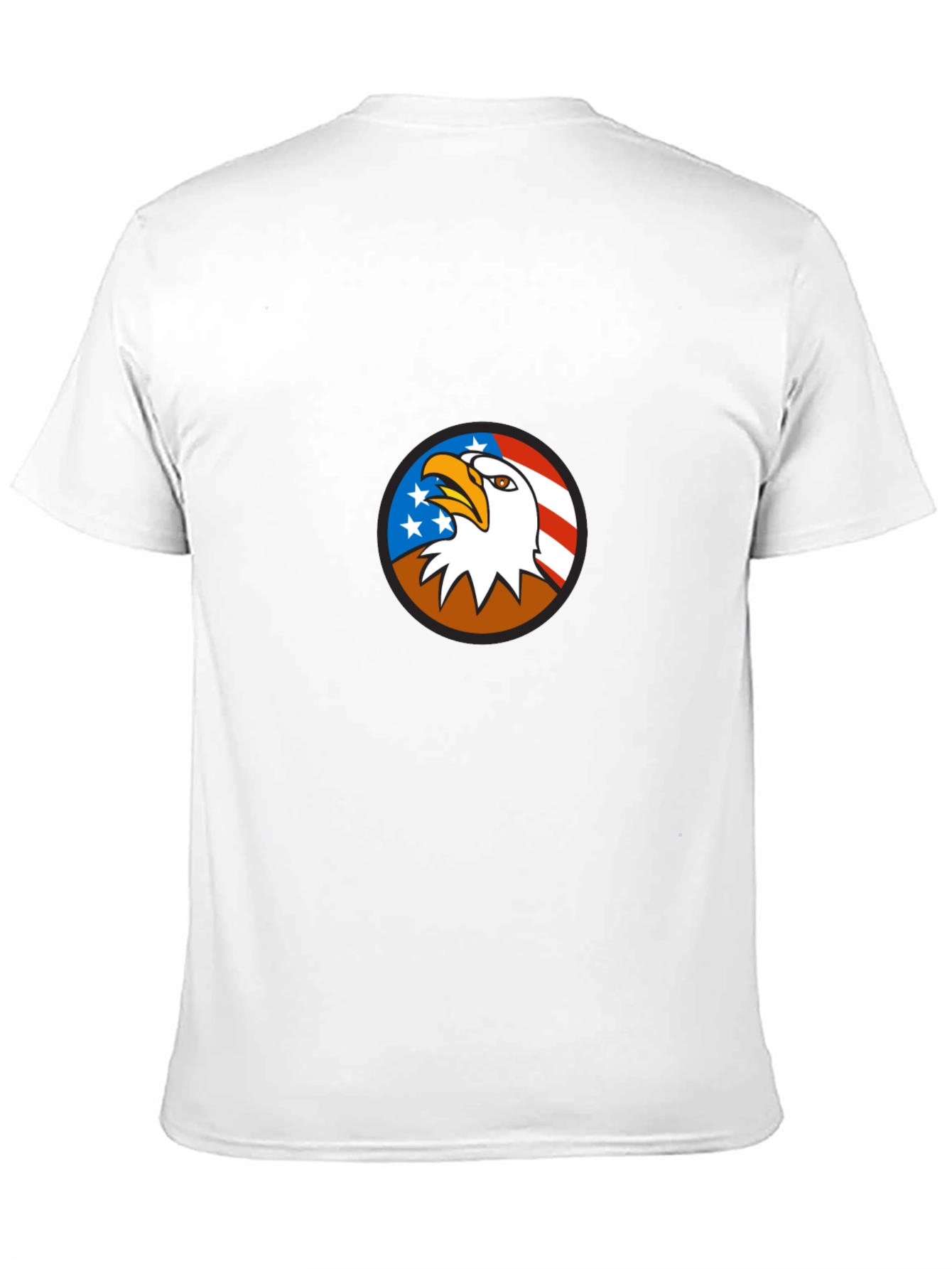 Bald Eagle USA Flag Graphic T-Shirt