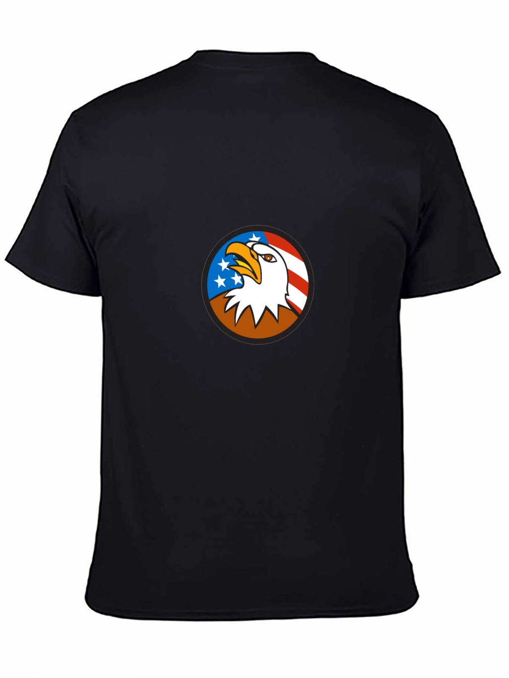 Bald Eagle USA Flag Graphic T-Shirt
