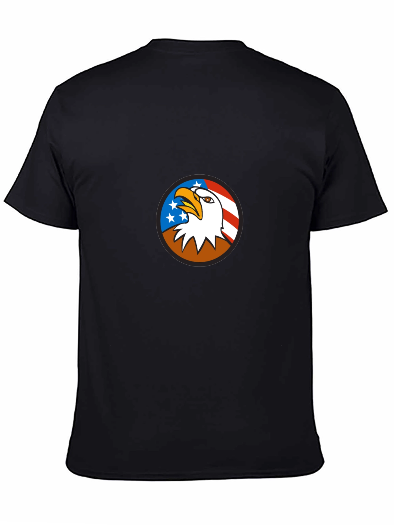 Bald Eagle USA Flag Graphic T-Shirt