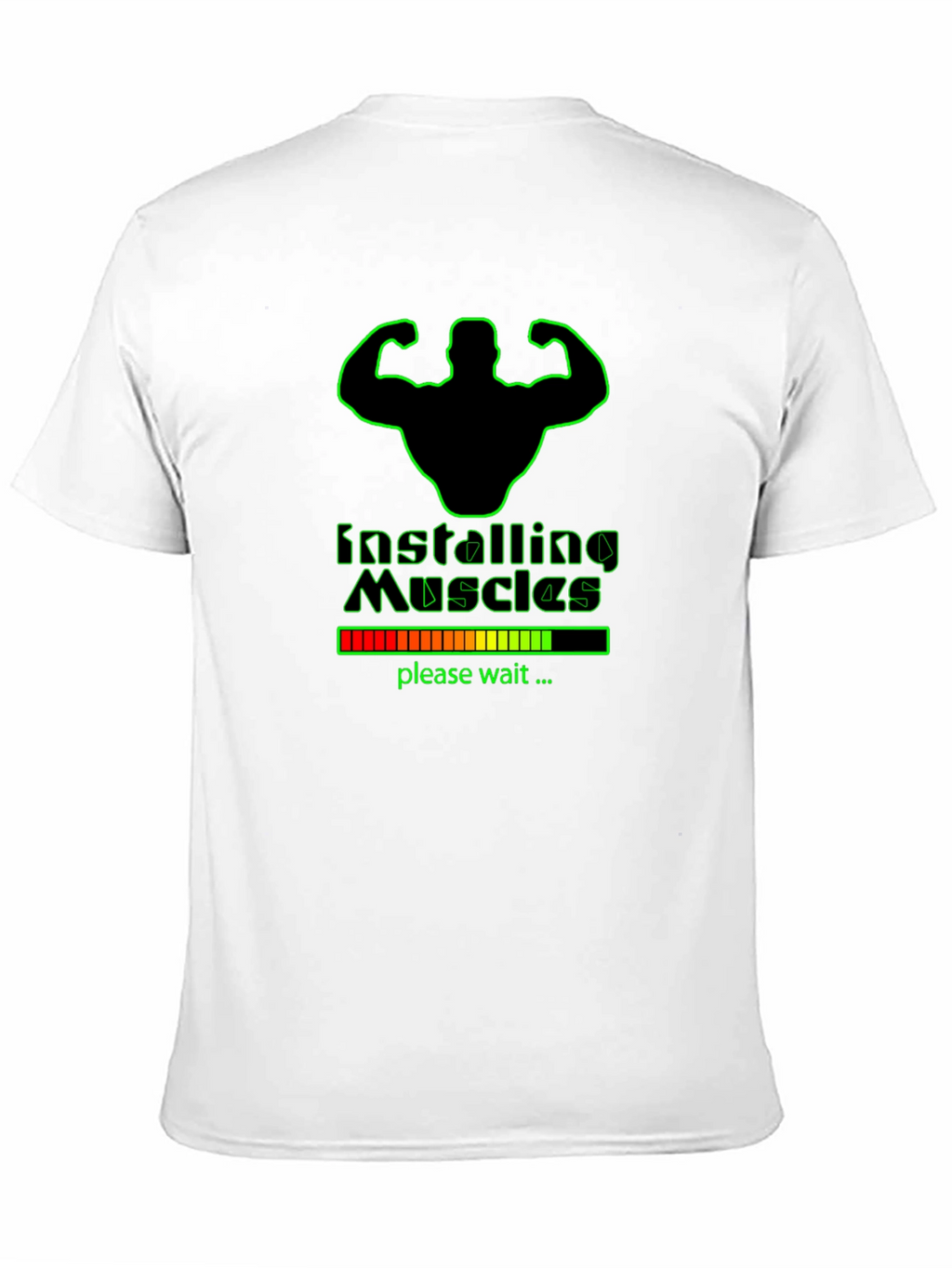 Installing Muscles Graphic T-Shirt - Black