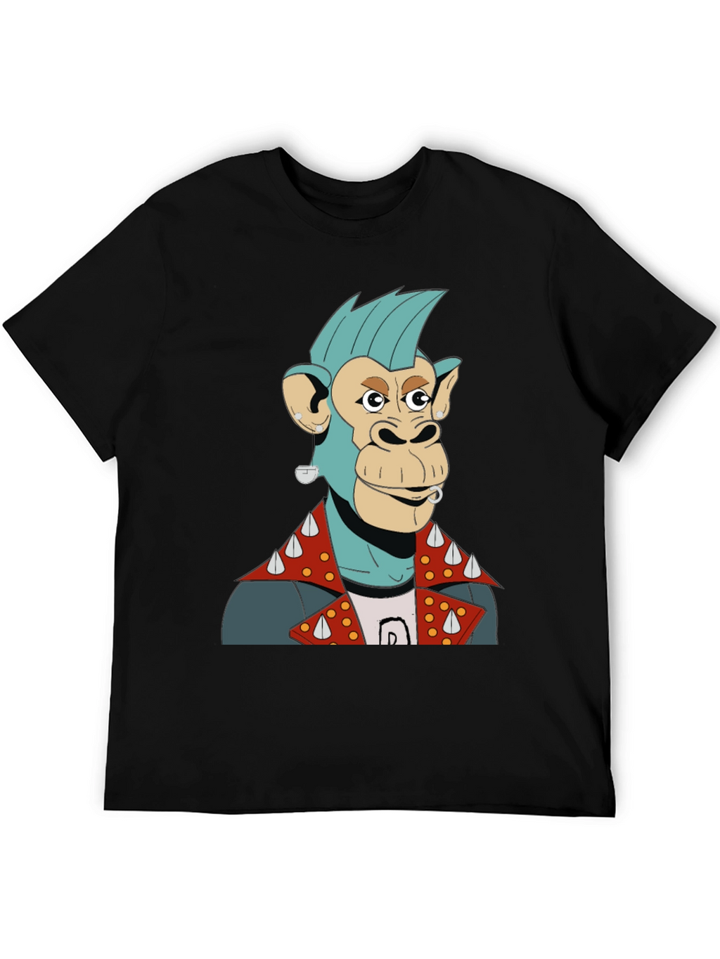 Punk Ape Graphic T-Shirt - Edgy Style