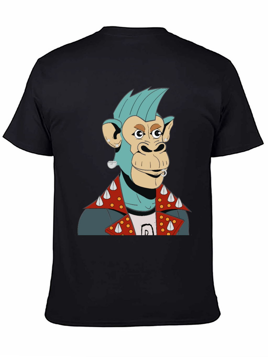 Punk Ape Graphic T-Shirt - Edgy Style