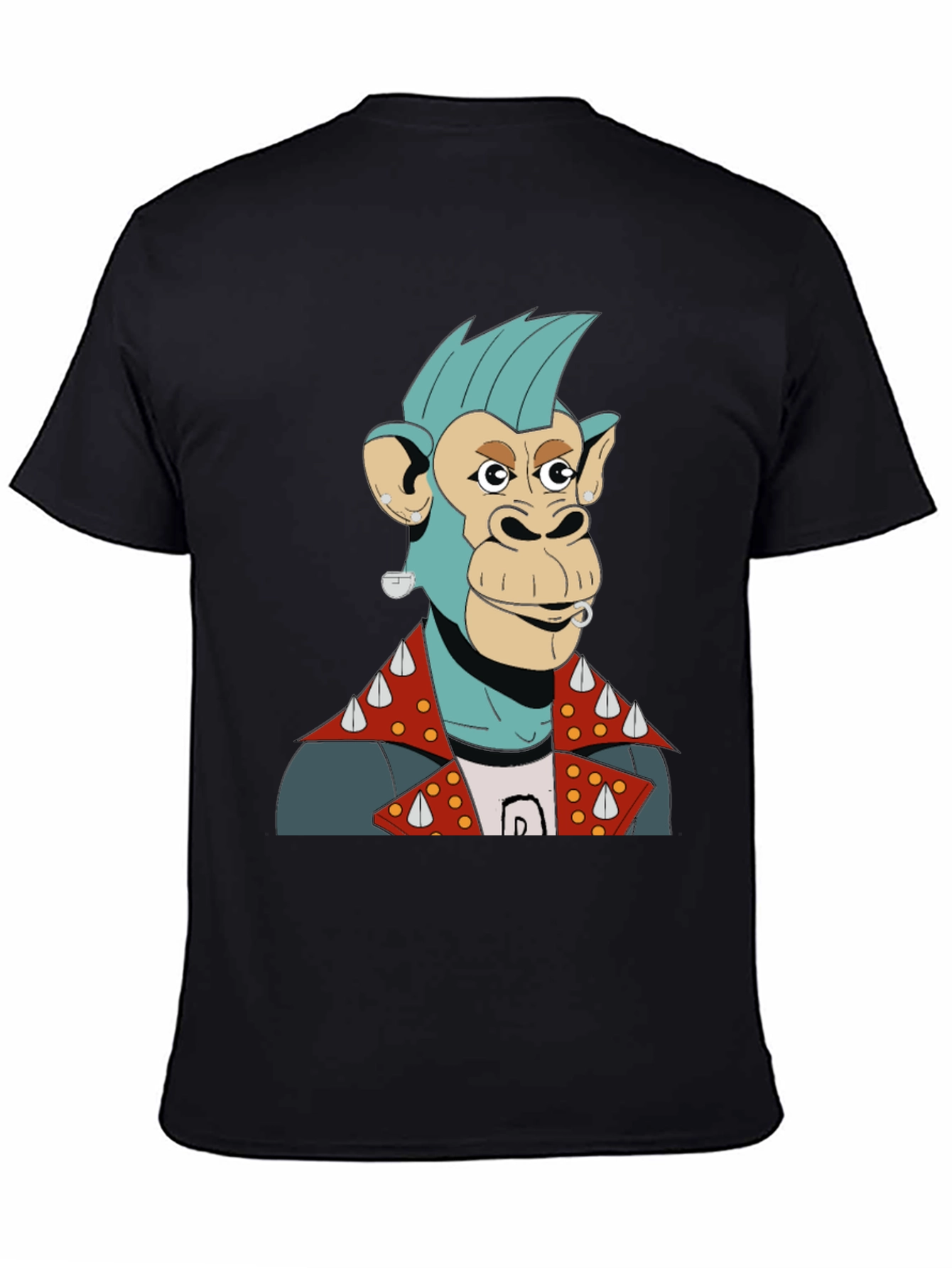 Punk Ape Graphic T-Shirt - Edgy Style