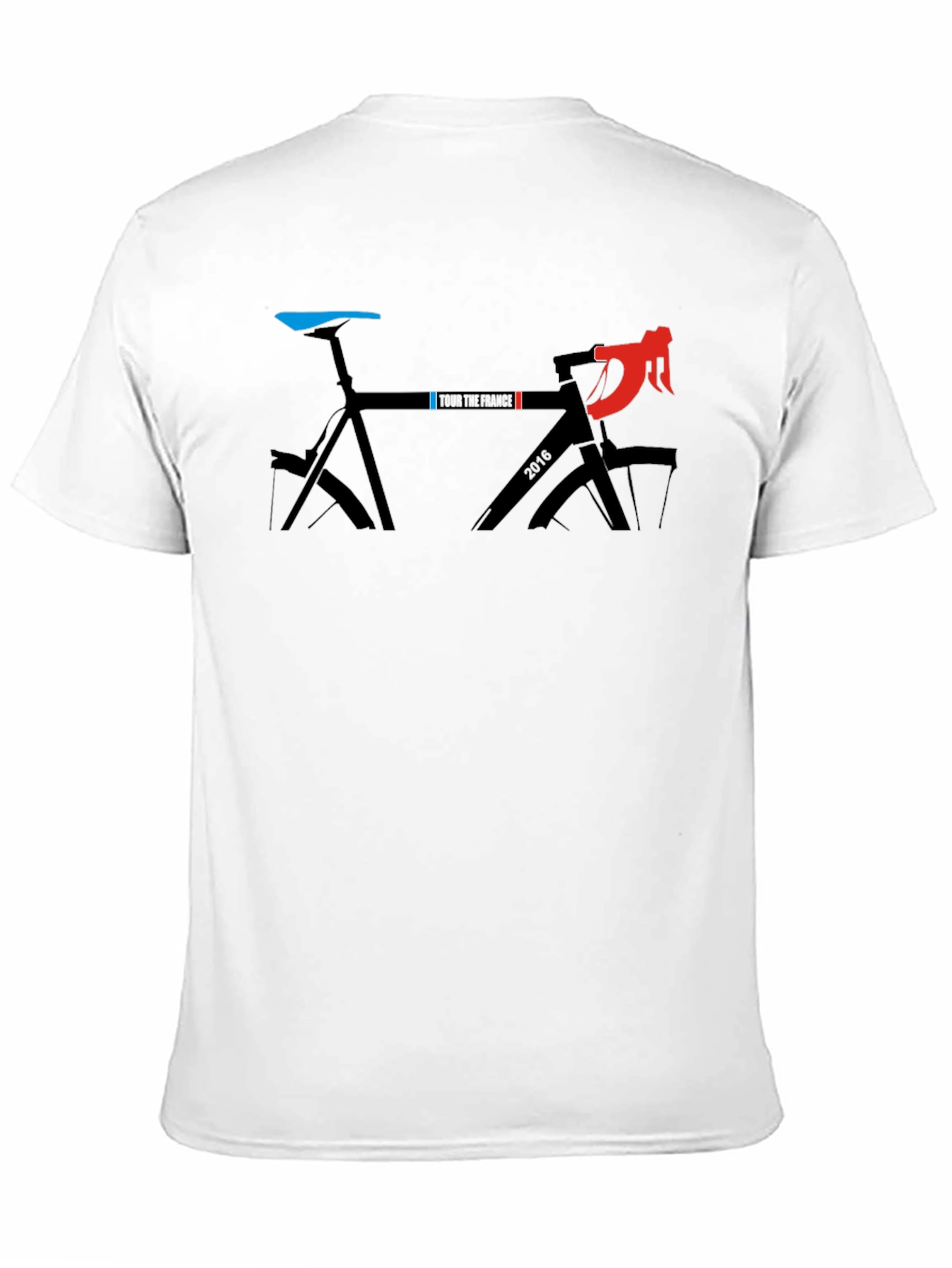 Tour de France Bike Graphic Tee - Black Cotton