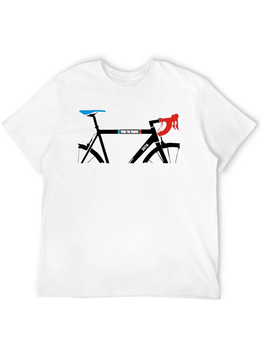 Tour de France Bike Graphic Tee - Black Cotton