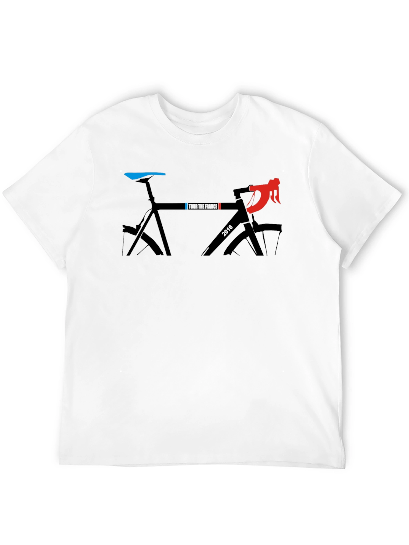 Tour de France Bike Graphic Tee - Black Cotton