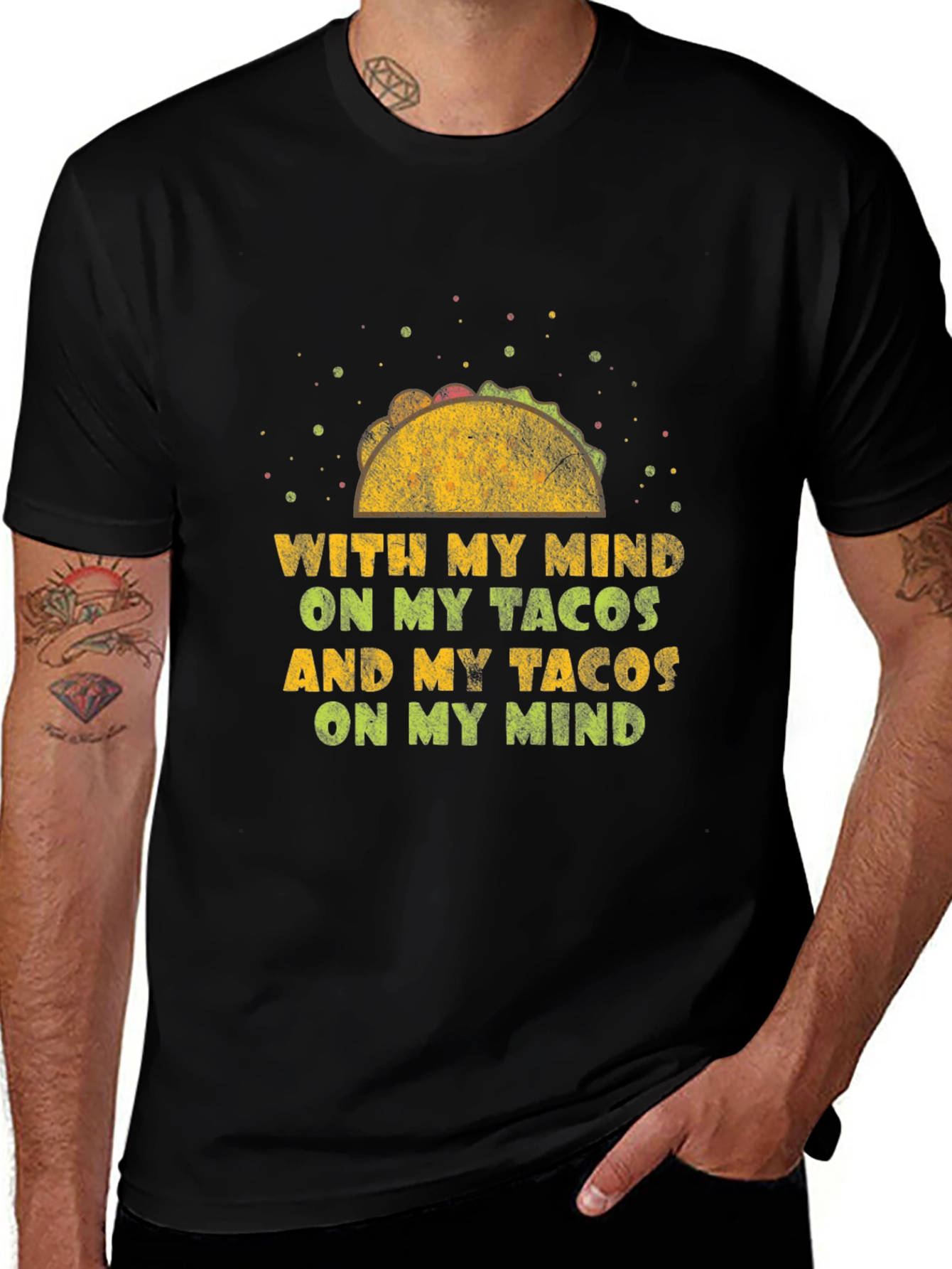 Taco Mind T-Shirt - Foodie Graphic Tee
