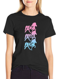 Icelandic Horse Gradient Tee - Black