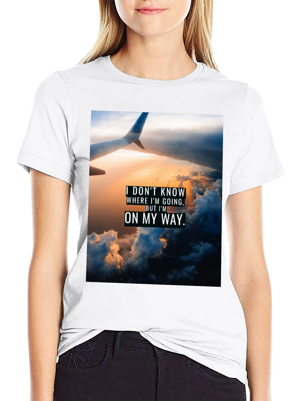 Sky High Journey T-Shirt - Inspiring Travel Graphic Tee