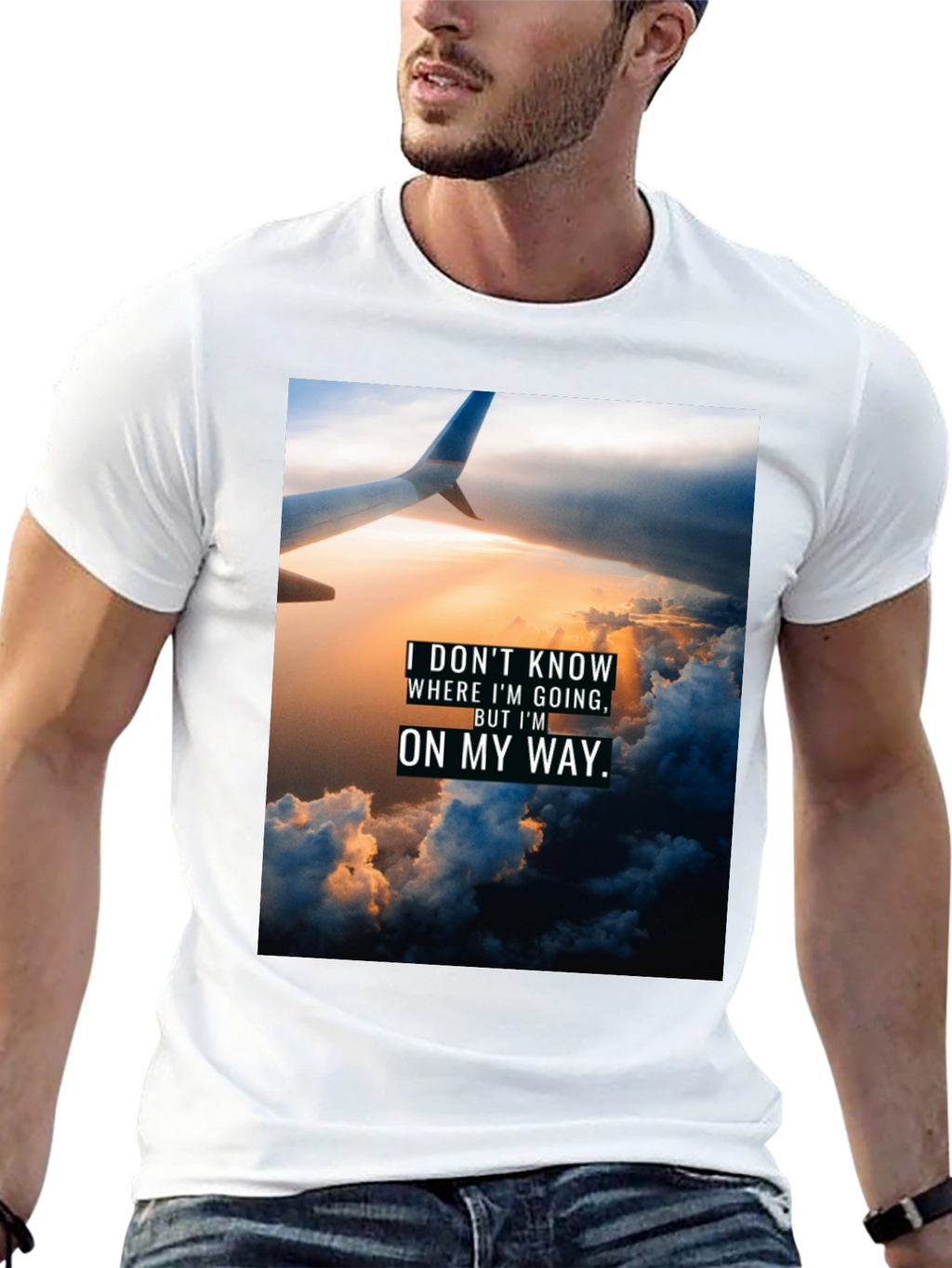 Sky High Journey T-Shirt - Inspiring Travel Graphic Tee
