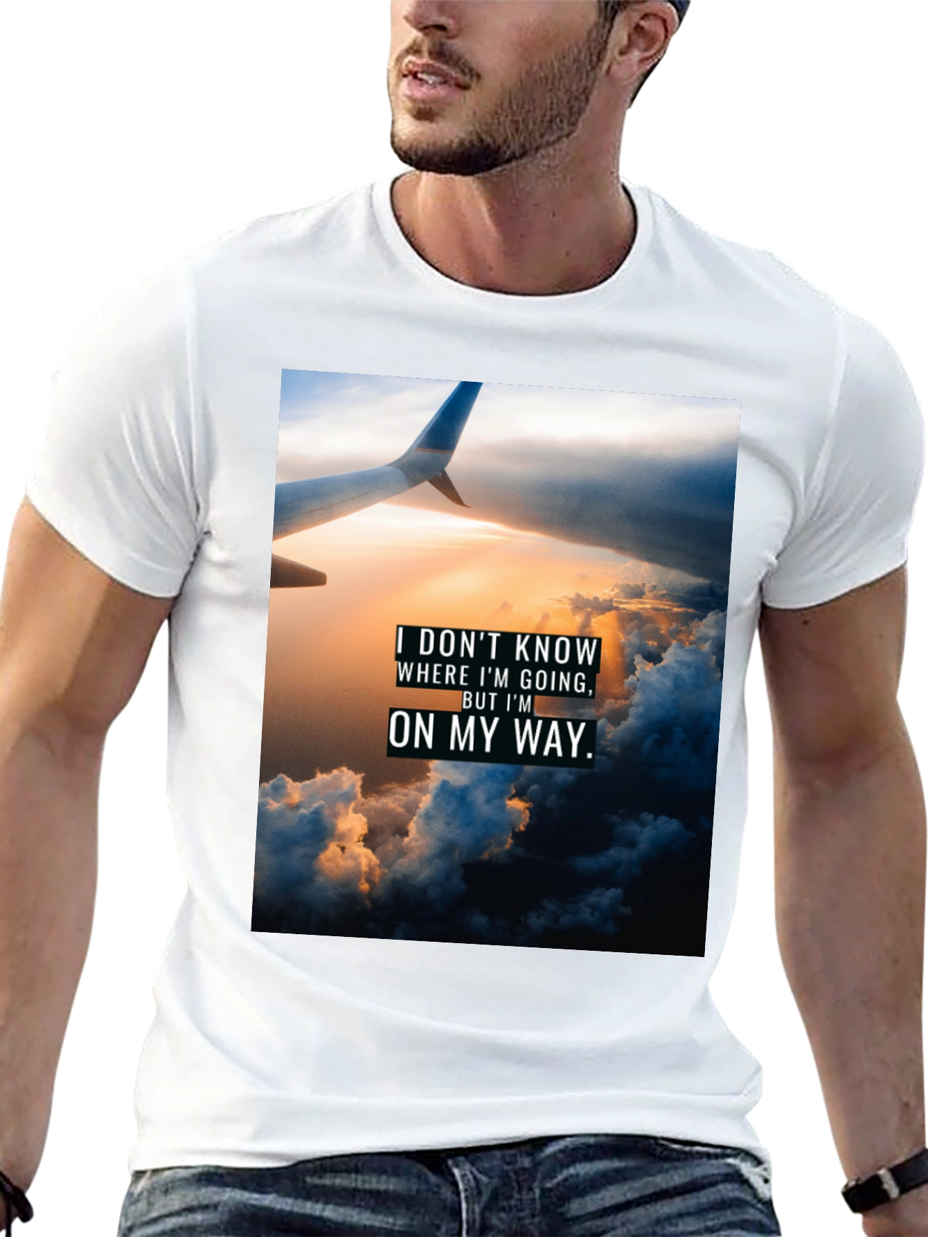 Sky High Journey T-Shirt - Inspiring Travel Graphic Tee