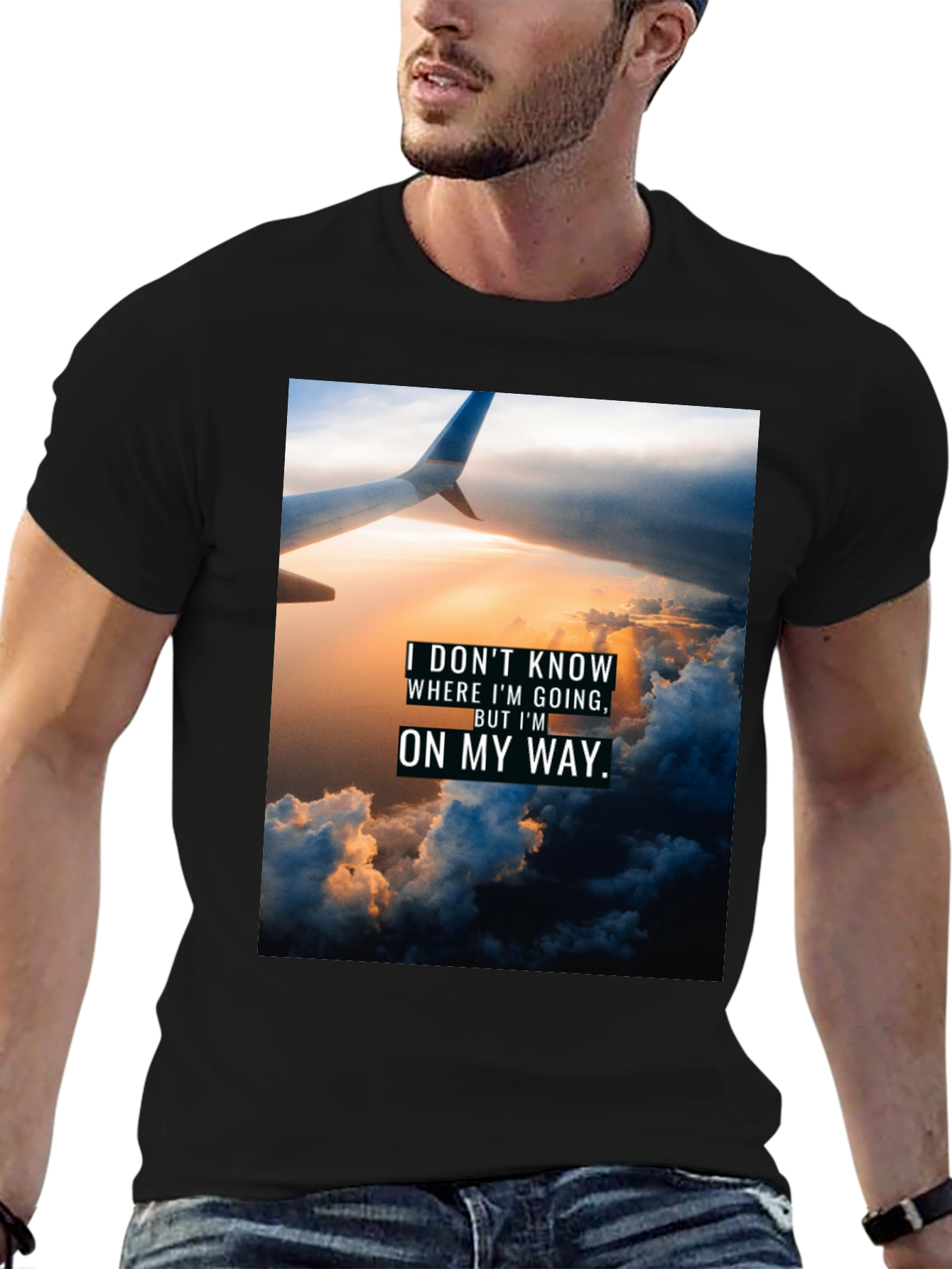 Sky High Journey T-Shirt - Inspiring Travel Graphic Tee