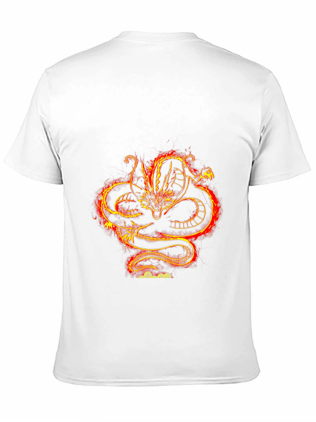 Fiery Dragon Graphic Black T-Shirt