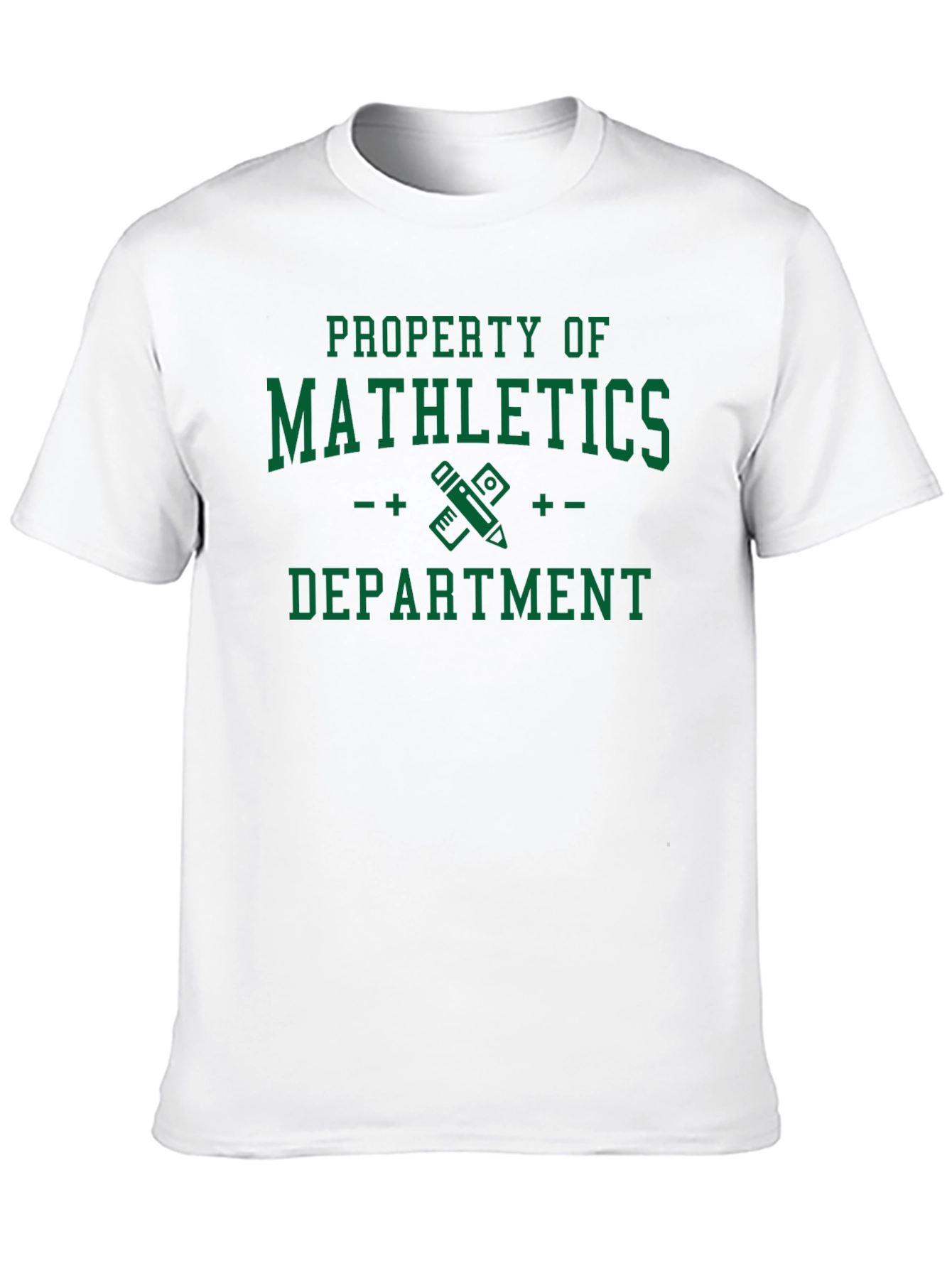 Mathletics Department T-Shirt - Property Of Design