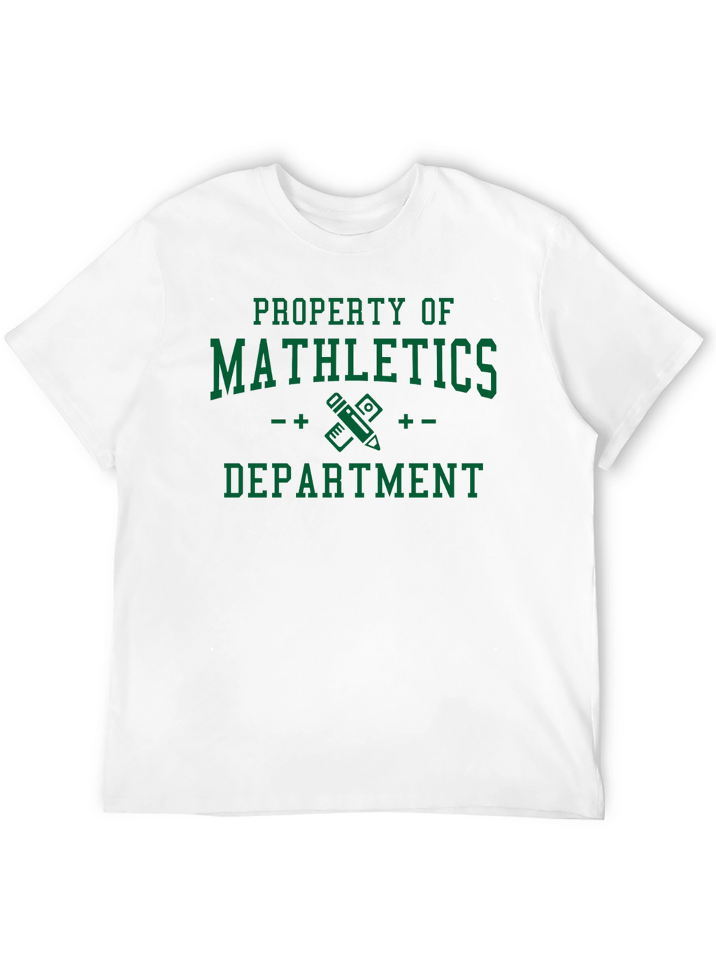 Mathletics Department T-Shirt - Property Of Design