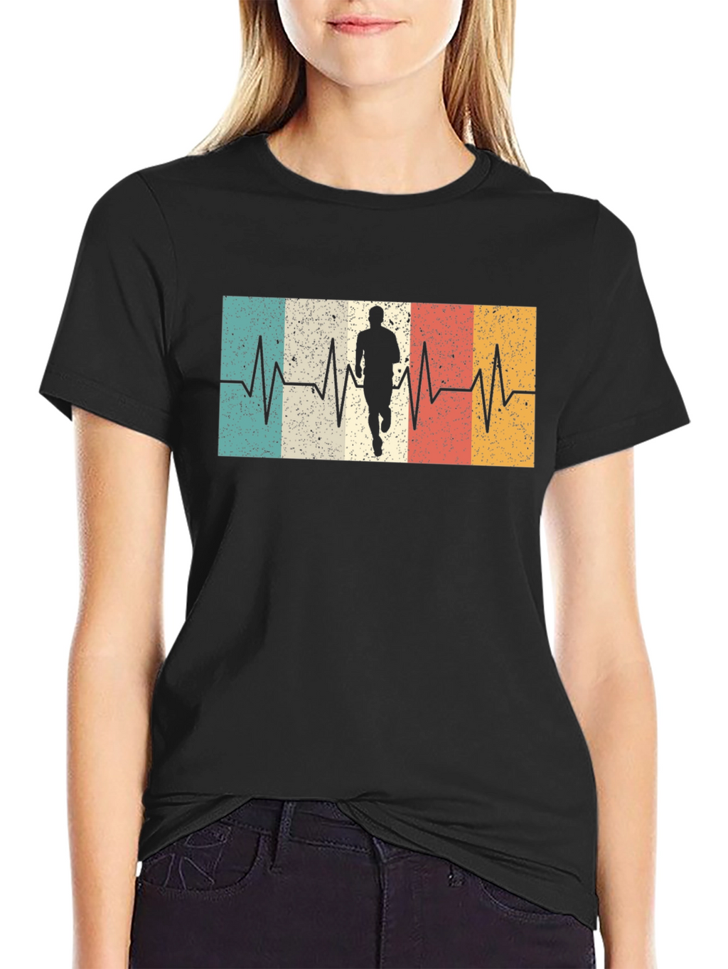 Retro Runner Heartbeat T-Shirt