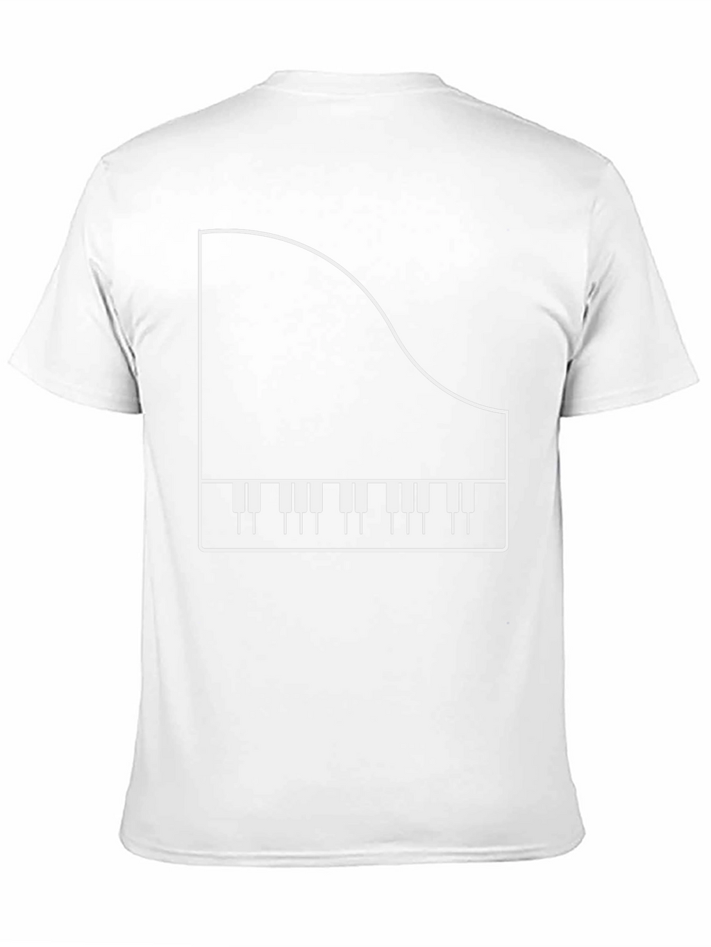 Piano Graphic T-Shirt - Musician Apparel