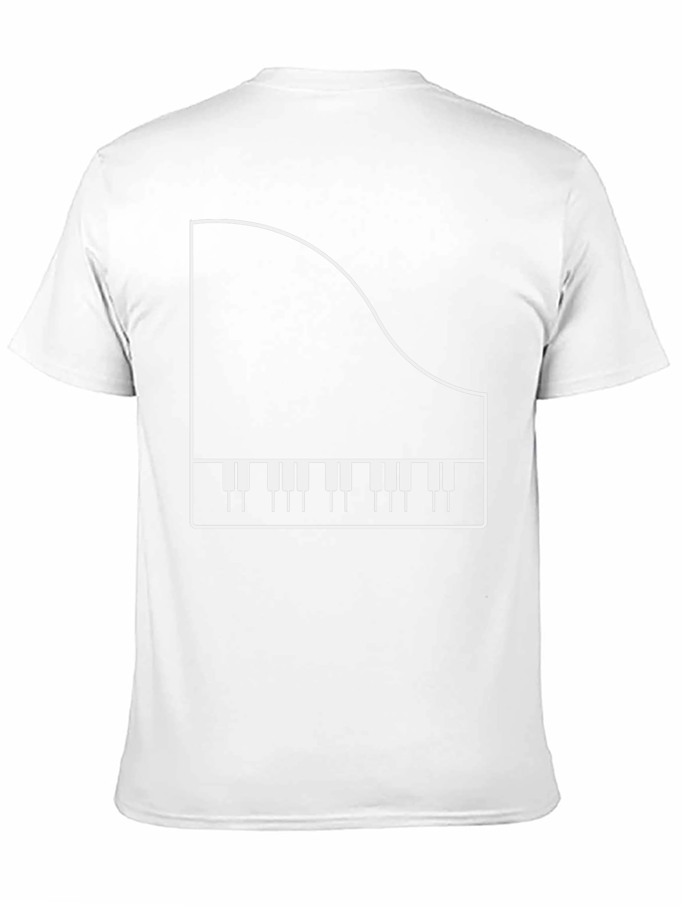 Piano Graphic T-Shirt - Musician Apparel