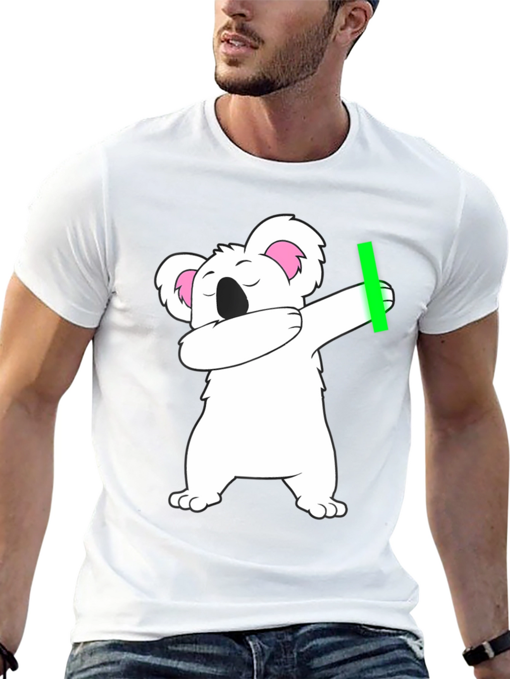 Dabbing Koala Black T-Shirt