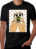 Meerkat & Spider Graphic T-Shirt - Unique Design