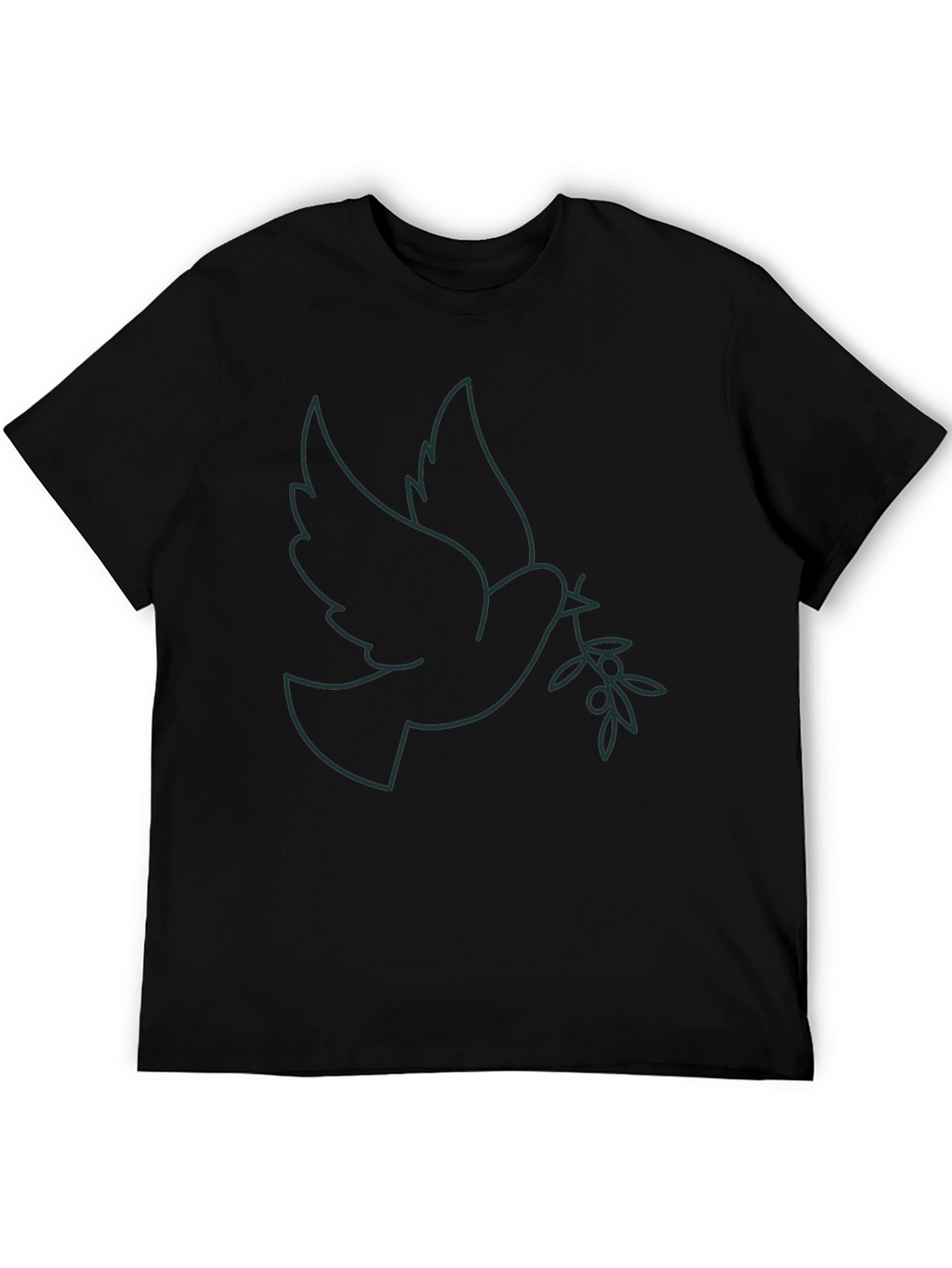 Dove Olive Branch Graphic Tee - Stylish Menswear