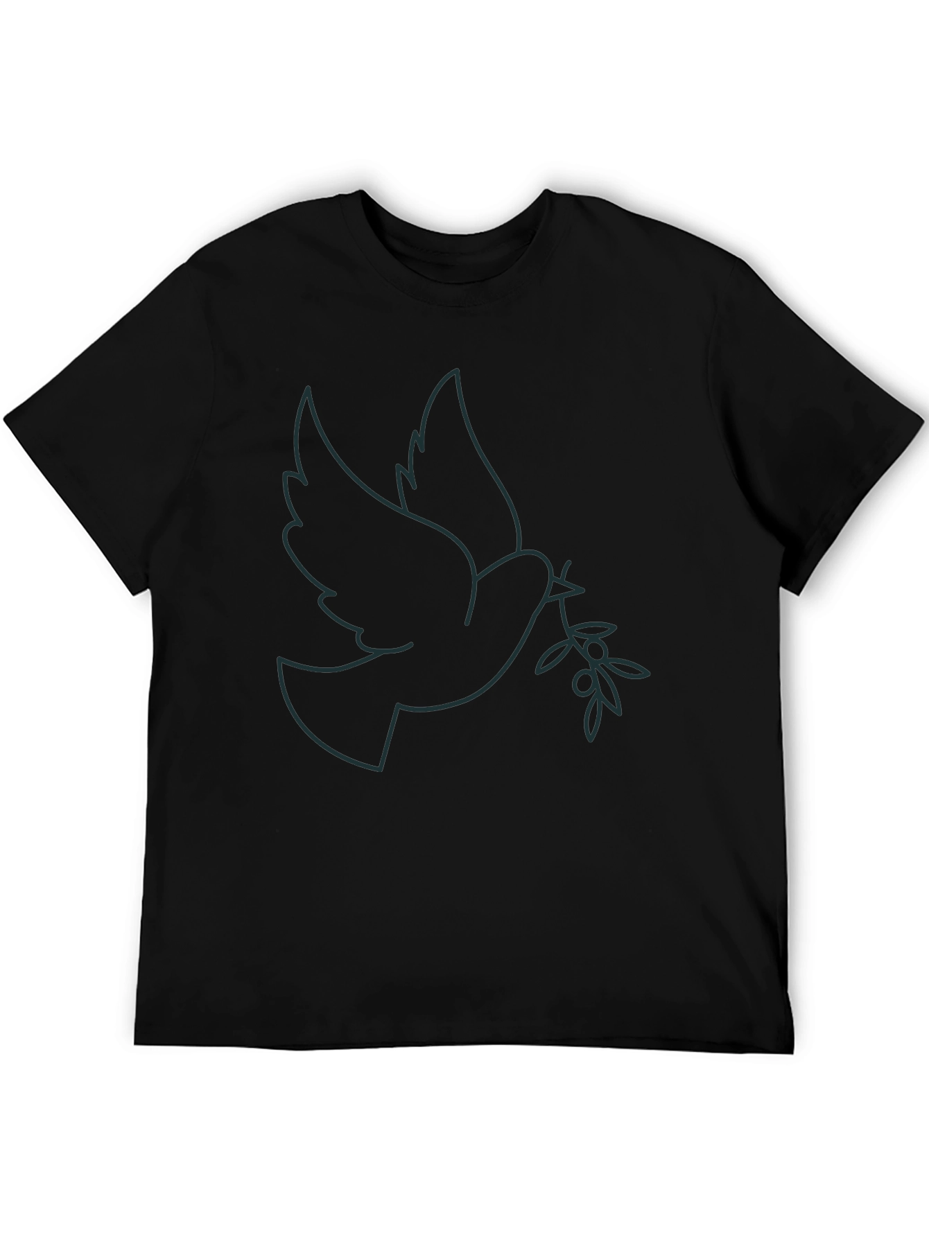 Dove Olive Branch Graphic Tee - Stylish Menswear