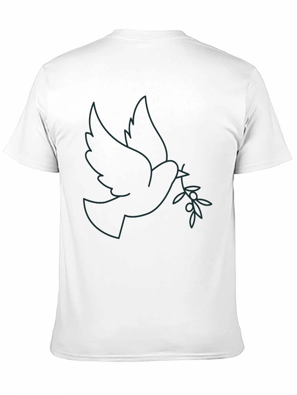 Dove Olive Branch Graphic Tee - Stylish Menswear