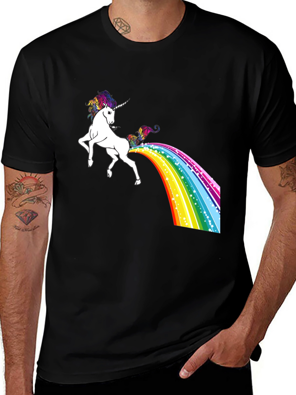 Rainbow Unicorn T-Shirt - Magical Poop!