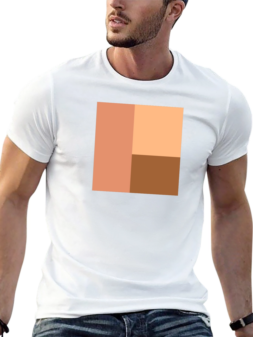 Modern Minimalist Geometric Graphic T-Shirt
