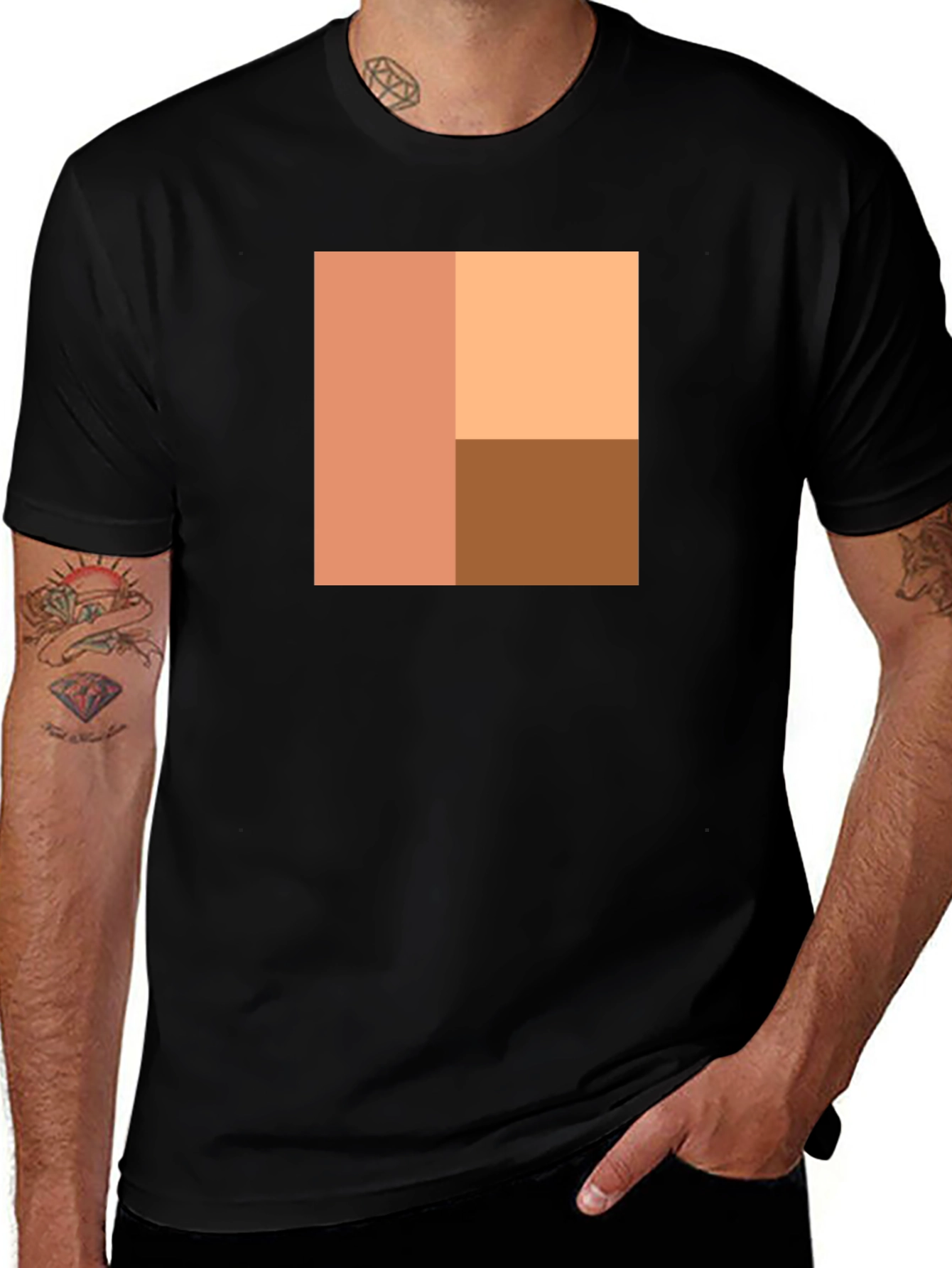 Modern Minimalist Geometric Graphic T-Shirt