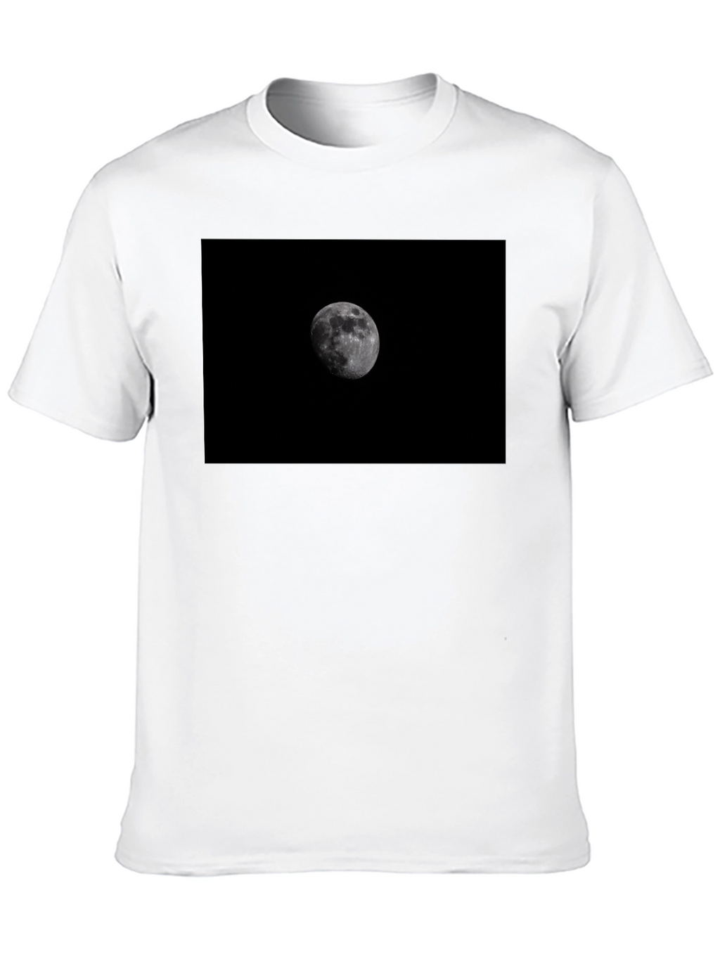 Moon Graphic Black T-Shirt