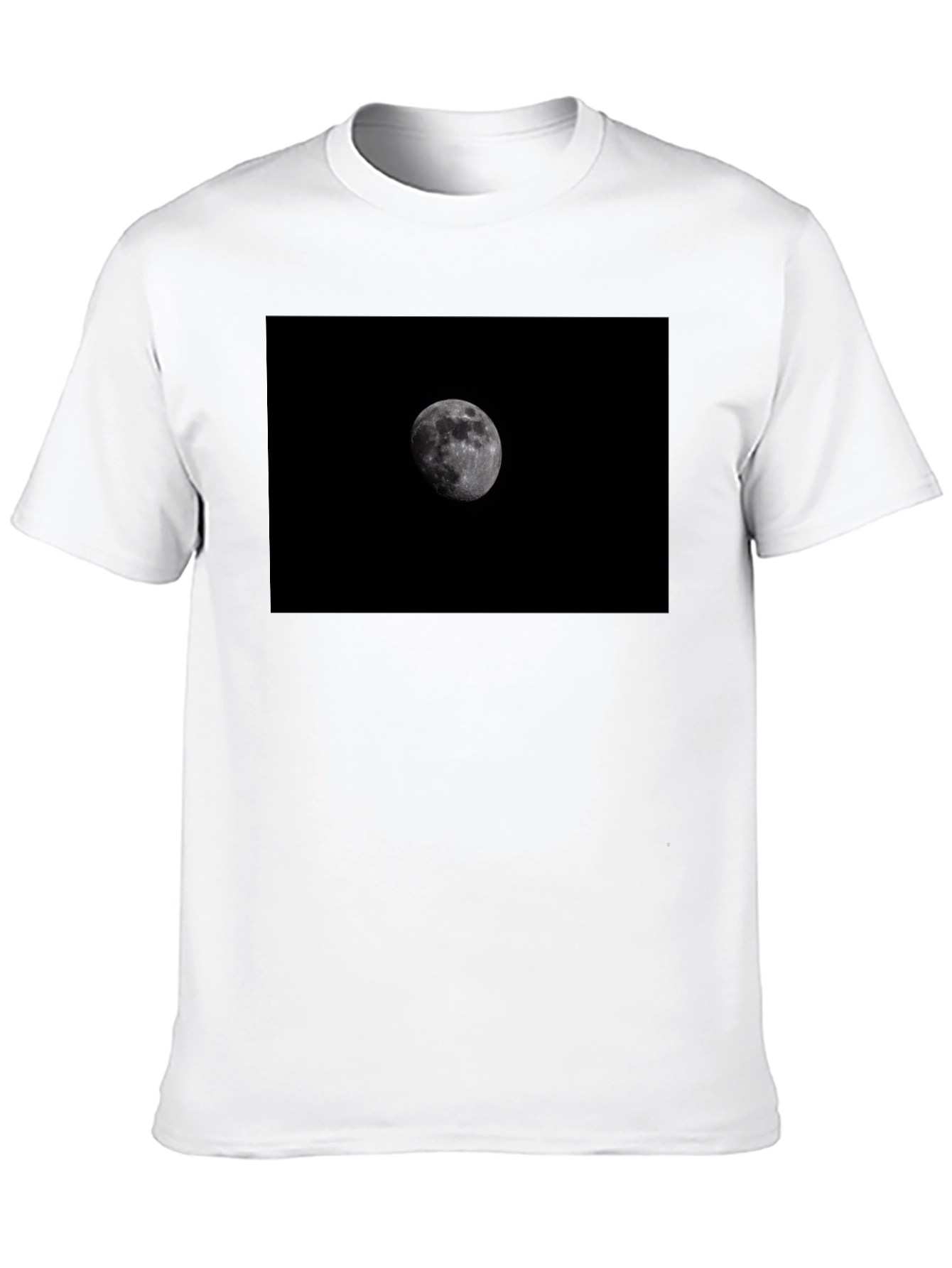 Moon Graphic Black T-Shirt