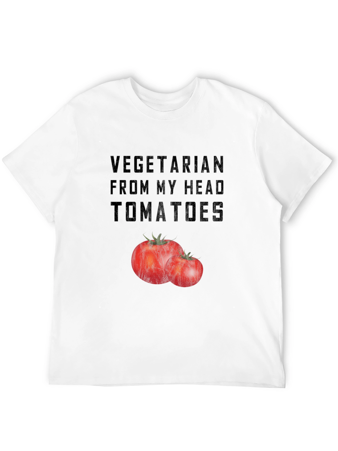 Vegetarian Tomato Graphic T-Shirt