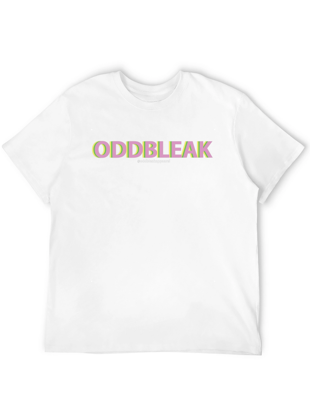 Oddbleak Graphic Tee - Black Cotton Blend