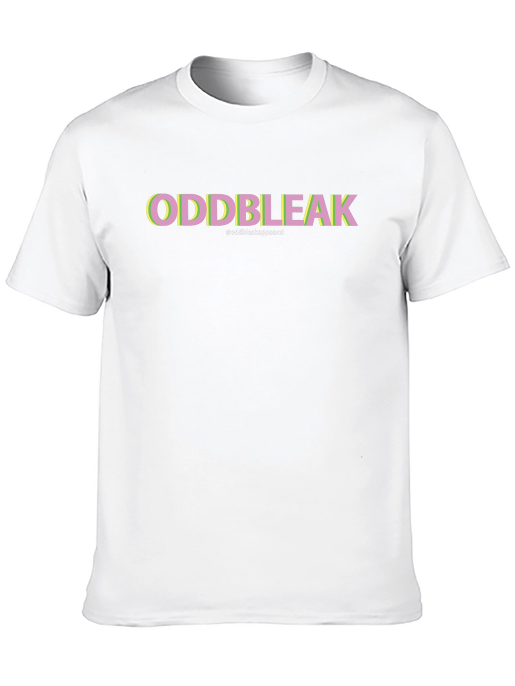 Oddbleak Graphic Tee - Black Cotton Blend
