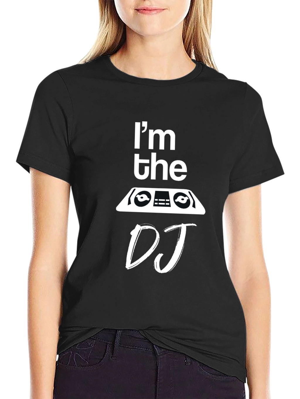Im the DJ Black Graphic Tee Shirt