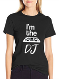 Im the DJ Black Graphic Tee Shirt
