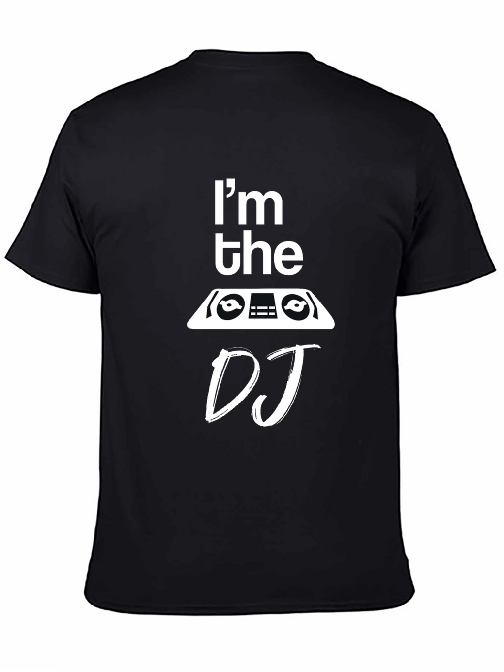Im the DJ Black Graphic Tee Shirt
